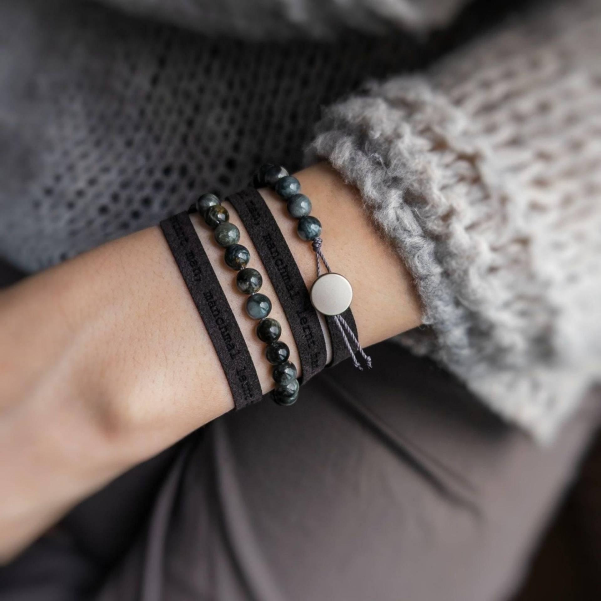 Zitat Armband Inspirierende Geschenke Für Frauen, Vegan Leder Edelstein Armbänder, Einzigartiges Teenager Mädchen Geschenk von Quotelets