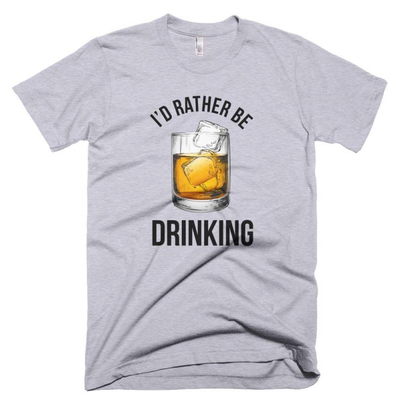 Ich Würde Lieber Trinken - Heather Grey T-Shirt Kostenloser Versand Ich Würde Lieber Trinken - Heather Grey T-Shirt Kostenloser Versand von QuotestoLiveBy