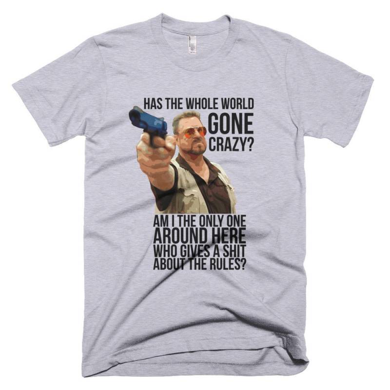 Ist Die Ganze Welt Verrückt Gegangen? -Grau Meliert Tshirt Versandkostenfrei Ist Die Ganze Welt Verrückt Gegangen? -Grau Meliert Tshirt Versandkostenfrei von QuotestoLiveBy