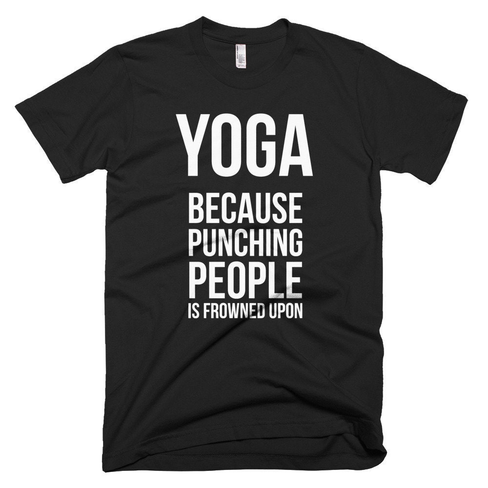 Yoga Weil Stanzen Menschen - Verpönt Ist Schwarz Tshirt Versandkostenfrei Yoga Weil Stanzen Menschen - Verpönt Ist Schwarz Tshirt Versandkostenfrei von QuotestoLiveBy