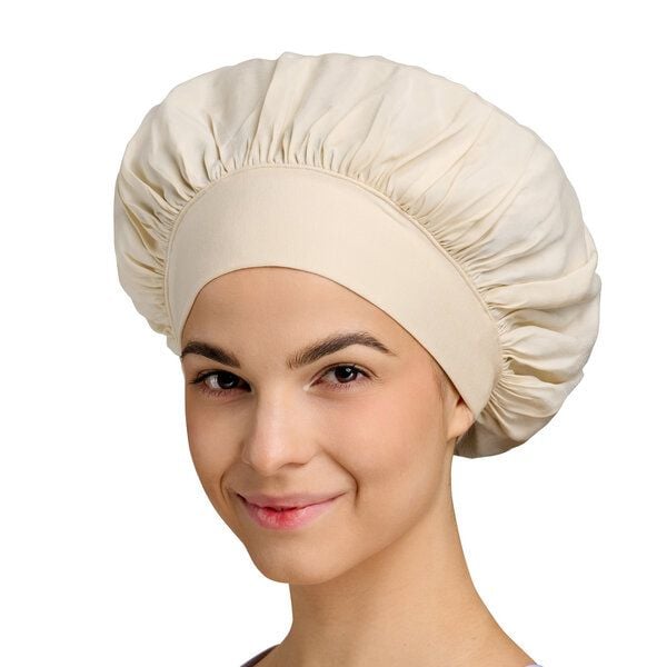 Qupro Schlafhaube Bonnet vegane Seide Cupro Qupro Schlafhaube Bonnet vegane Seide Cupro von Qupro