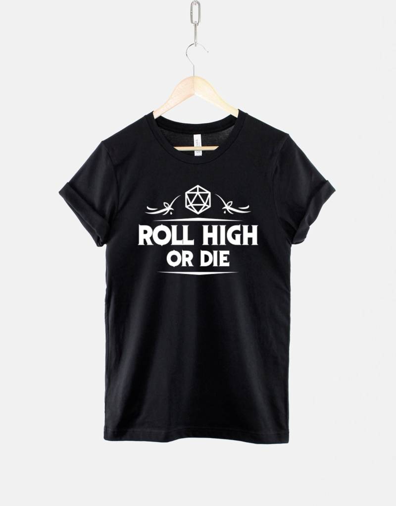 Dungeons & Dragons Inspiriertes Tshirt - Roll High Or Die D & Shirt Rpg Dungeon Master Table Top Brettspiel Gaming Geschenke Und Dungeons & Dragons Inspiriertes Tshirt - Roll High Or Die D & Shirt Rpg Dungeon Master Table Top Brettspiel Gaming Geschenke Und von QuriousShop