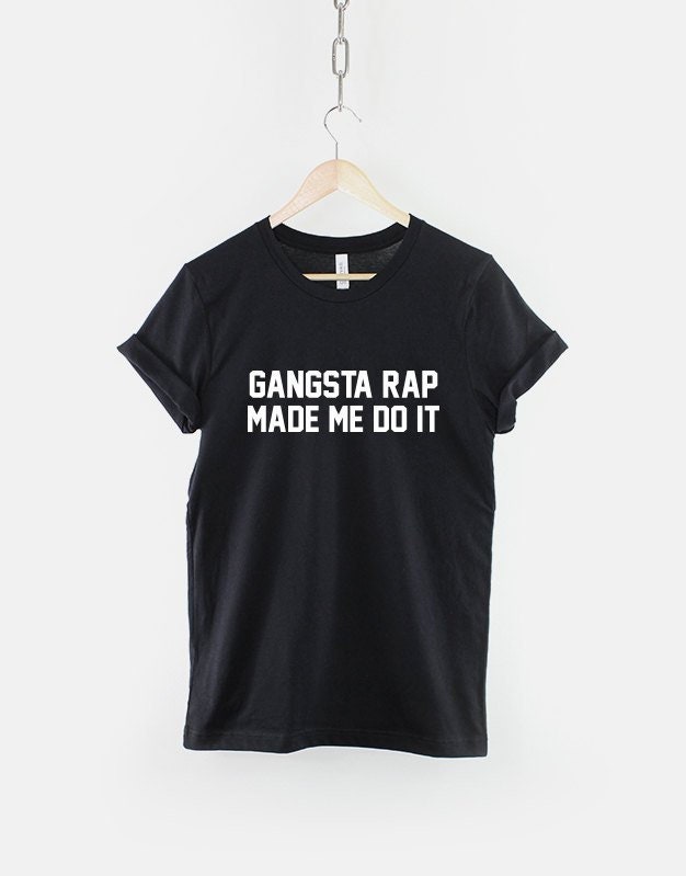 Rap Musik Shirt Lässiger Hip Hop Style | Weiches Baumwoll T-Shirt von QuriousShop