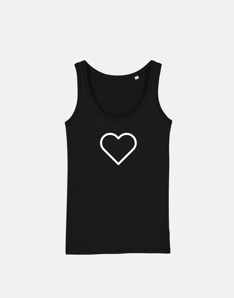 Herz Symbol Tank Top - Good Vibes Love Form Mantra Weste von QuriousShop