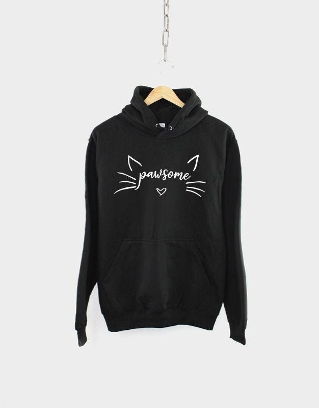 Katzenohren Hoodie Kuschelig Und Leicht - Unisex Größen Xs-6Xl von QuriousShop