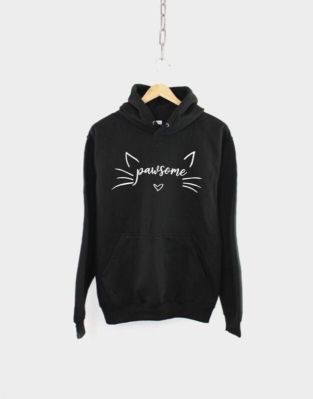 Katzenohren Hoodie Kuschelig Und Leicht - Unisex Größen Xs-6Xl von QuriousShop