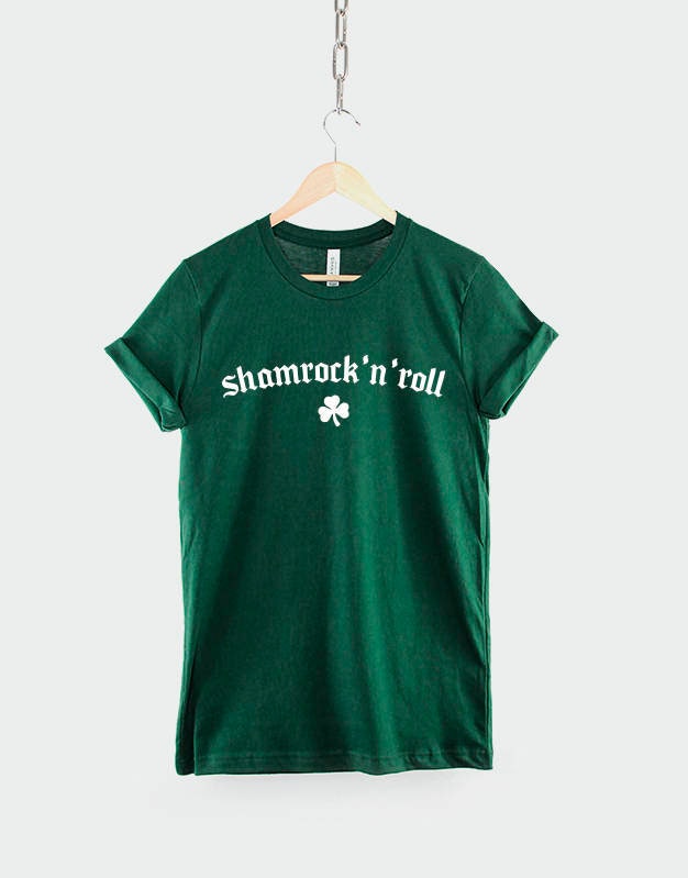 Kleeblatt T-Shirt St Patrick's Day Ringgesponnenes Baumwoll T-Shirt Kleeblatt T-Shirt St Patrick's Day Ringgesponnenes Baumwoll T-Shirt von QuriousShop