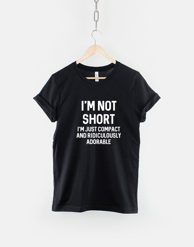 Kompaktes & Entzückendes Slogan T-Shirt - Petite Clothing Kompaktes & Entzückendes Slogan T-Shirt - Petite Clothing von QuriousShop