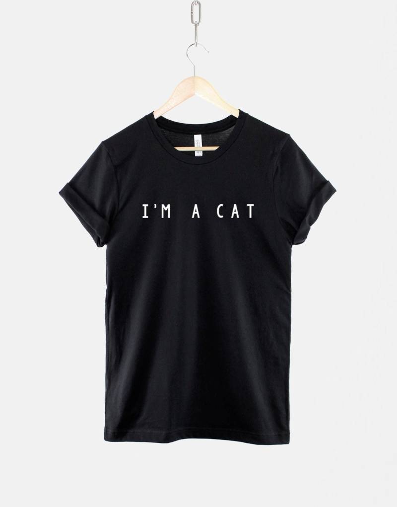 Lustiges Katzen T-Shirt Aus Weicher Baumwolle | Unisex Xs-6Xl von QuriousShop