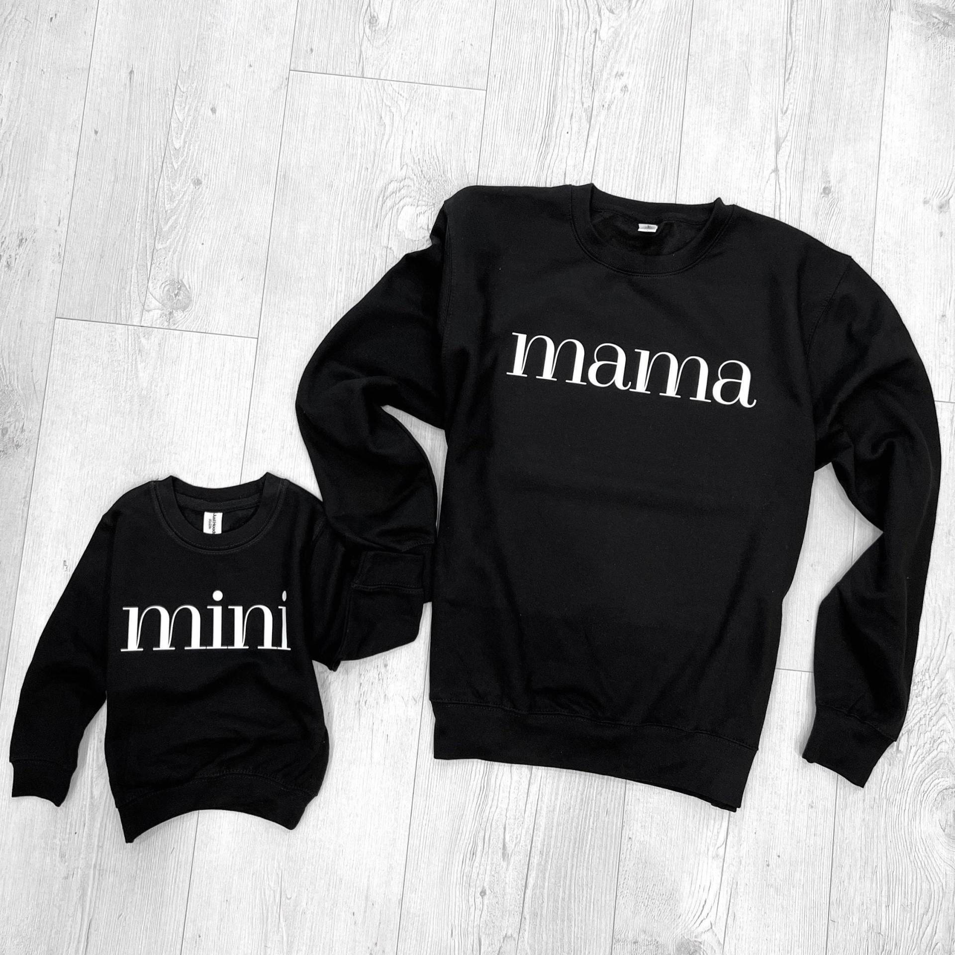 Mama Und Mini Sweatshirts - Passende Pullover Tochter Zwillings Set Mutter von QuriousShop