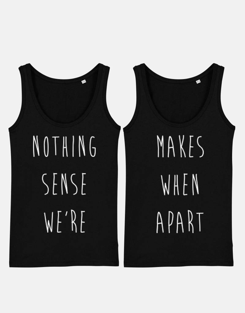 Passend Dazu Best Friend Tank Tops - Pfeil Design Twin Set von QuriousShop