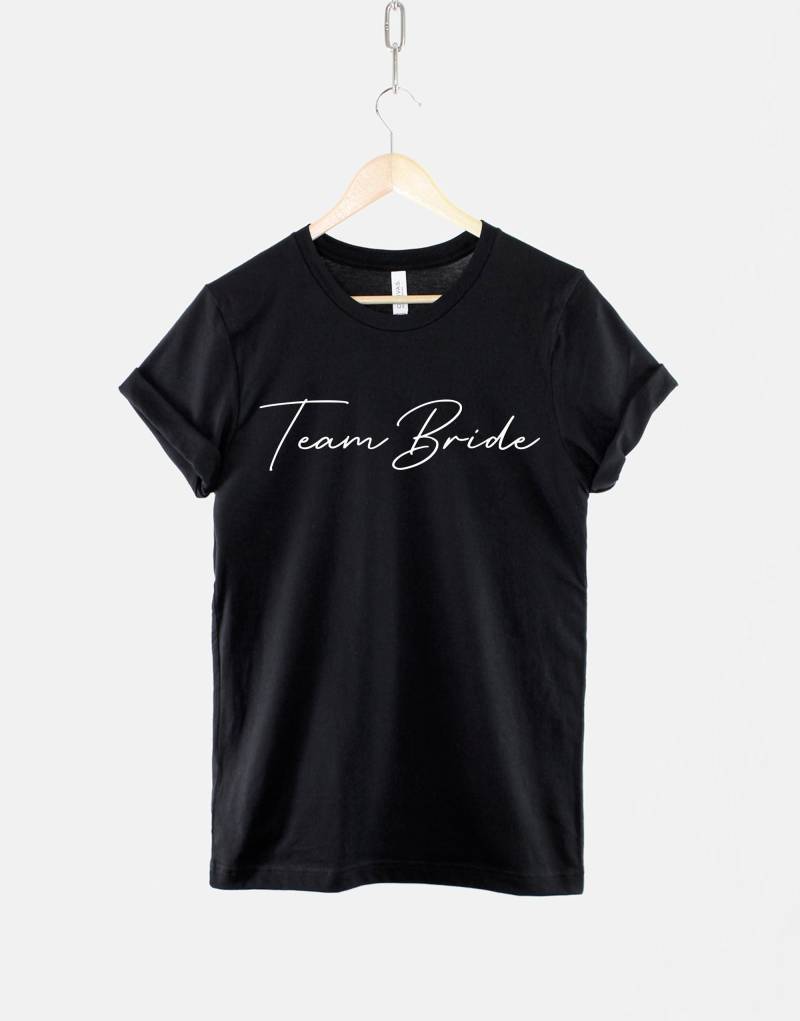 Personalisiertes Brautparty-Shirt Benutzerdefiniertes Hochzeitskader-Baumwoll-T-Shirt von QuriousShop