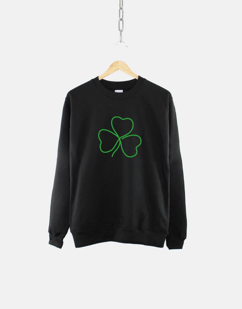 Shamrock Sweatshirt - St Patricks Day Irish Pullover von QuriousShop