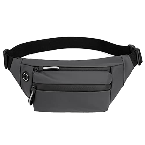 Qussedser Fashion Trend Sport Wasserdichte Messenger Bag Outdoor Brusttasche Multifunktionale Handytasche Hellgrau von Qussedser