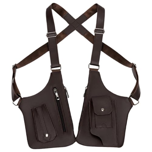 Anti-Diebstahl-Tasche Für Herren,Verstellbare Doppel-Umhängetasche Aus Leder,Anti-Unterarm-Umhängetasche,multifunktionale Schultergurt-Unterarmtasche,Doppel-Umhängetasche Mit Mehreren Taschen Anti-Diebstahl-Tasche Für Herren,Verstellbare Doppel-Umhängetasche Aus Leder,Anti-Unterarm-Umhängetasche,multifunktionale Schultergurt-Unterarmtasche,Doppel-Umhängetasche Mit Mehreren Taschen von Qutalmi