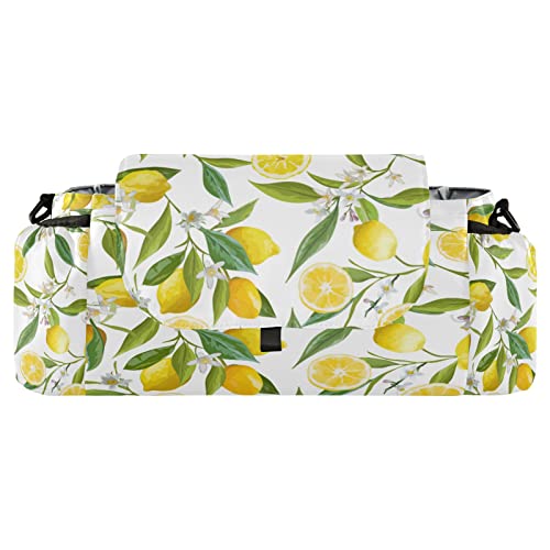 Quteprint Lemon Tree Blumenblätter, Kinderwagen-Organizer-Tasche, Universal-Kinderwagen-Zubehör, Taschenhaken mit 2 Getränkehaltern, verstellbaren Gurten und Kinderwagenhaken, passend für Flasche, Quteprint Lemon Tree Blumenblätter, Kinderwagen-Organizer-Tasche, Universal-Kinderwagen-Zubehör, Taschenhaken mit 2 Getränkehaltern, verstellbaren Gurten und Kinderwagenhaken, passend für Flasche, von Quteprint