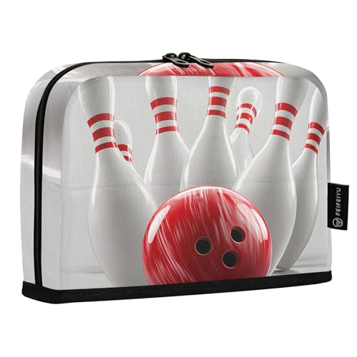 Quteprint Stehendes Federmäppchen – Sport-Bleistifttasche, Schreibwaren-Tasche, tragbare Make-up-Kosmetiktasche, Schreibtisch-Organizer für Schule, Büro, Studenten, Teenager, Jungen und Mädchen von Quteprint