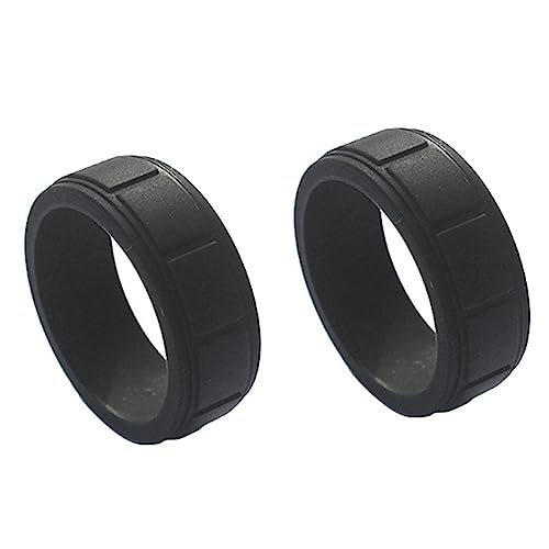 Quystetes Silikon-Ehering für Damen, rechteckig, umweltfreundlich, Sport, 8 mm, 2 Stück, Silikon Quystetes Silikon-Ehering für Damen, rechteckig, umweltfreundlich, Sport, 8 mm, 2 Stück, Silikon von Quystetes