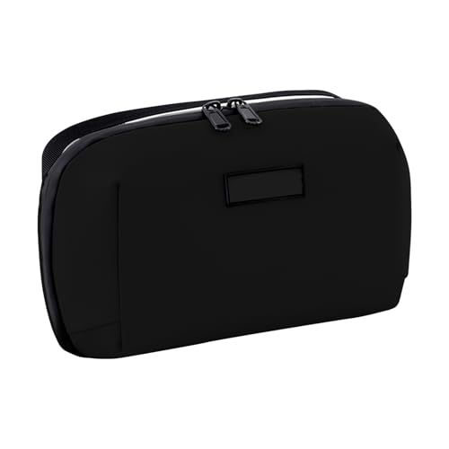Quzente Reise-Kabel-Organizer-Tasche, Elektronik-Organizer, Reisetasche – mit Reißverschluss, schützende, gepolsterte Tasche für Tech-Gadgets, Festplatte, Reisepass, stoßfest von Quzente