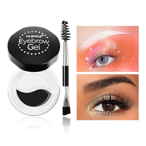 Qwesure Xixi Bicolor Creme für Augenbrauen Natürliche Augenbrauencreme Wasserfest Lang anhaltende Farbe Eyeliner Lidschattencreme(10) von Qwesure Xixi