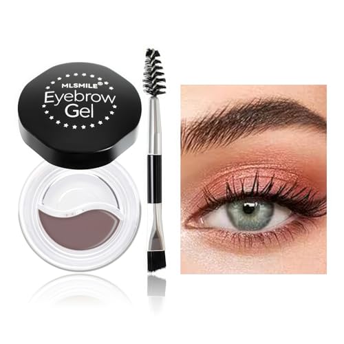 Qwesure Xixi Bicolor Creme für Augenbrauen Natürliche Augenbrauencreme Wasserfest Lang anhaltende Farbe Eyeliner Lidschattencreme (2) von Qwesure Xixi