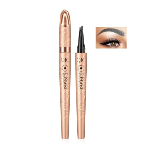Qwesure Xixi 4-Point Eyebrow Pencil - Augenbrauenstift mit Spoolie-Applikator für lang anhaltendes Make-up Intensive Farbe Wasser- und schweißfest Perfekt geformte Augenbrauen - 3 Qwesure Xixi 4-Point Eyebrow Pencil - Augenbrauenstift mit Spoolie-Applikator für lang anhaltendes Make-up Intensive Farbe Wasser- und schweißfest Perfekt geformte Augenbrauen - 3 von Qwesure Xixi