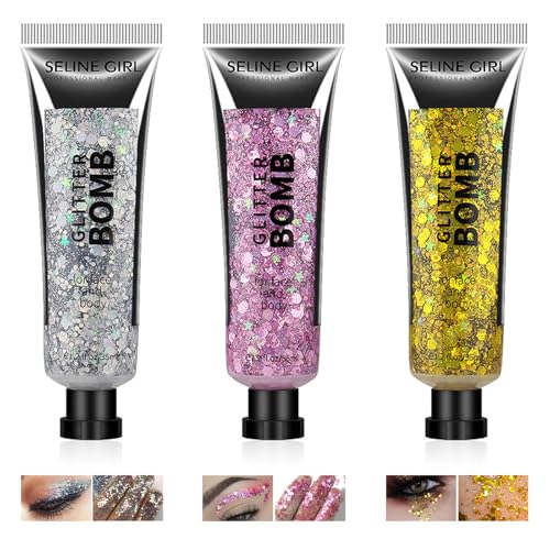 Qwesure Xixi Flüssiger Lidschatten Langanhaltend - Wasserdicht Glitter Lidschatten Set Glitter Gel Schnell Trocknend Glitter Perle Augen Makeup Kosmetik Qwesure Xixi Flüssiger Lidschatten Langanhaltend - Wasserdicht Glitter Lidschatten Set Glitter Gel Schnell Trocknend Glitter Perle Augen Makeup Kosmetik von Qwesure Xixi