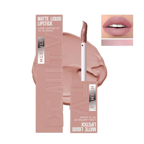 Qwesure Xixi Matte Flüssigkeit Lippenstift Wasserdicht Nicht klebrig Samt Lip Gloss Langanhaltende Nicht-Verschmieren Lip Glaze (1a) von Qwesure Xixi