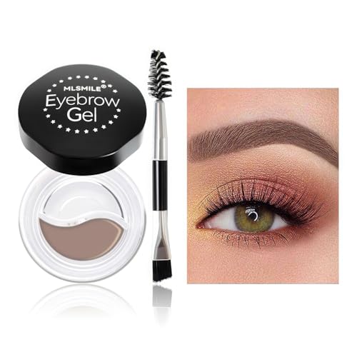 Qwesure Xixi Natürliche Augenbrauencreme Bicolor Creme voni - Wasserfeste Formel mit Langzeit-Haltbarkeit | Eyeliner & Lidschattencreme für natürliche Augenbrauen #1 von Qwesure Xixi