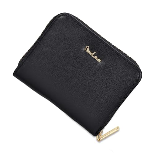 Qwrqwr 1pcs Portemonnaie Klein Waterproof Durable Expandable Geldbeutel Damen for Women Perfect for Daily Use Travel Shopping and Special Occasions Geldbörse Damen Klein (Black) von Qwrqwr