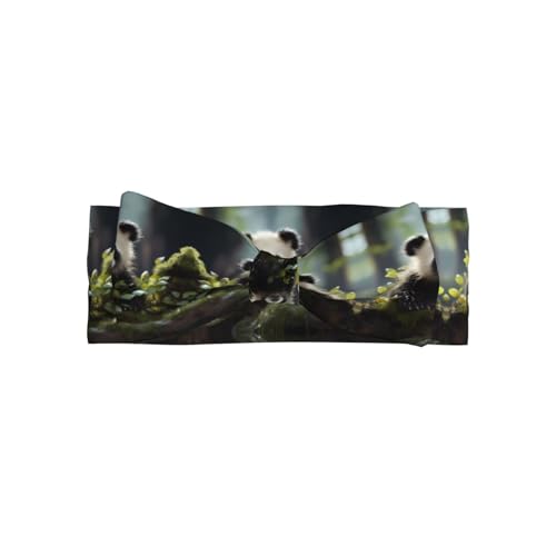Das Haarband mit Schleife im Wald mit Panda-Motiv passt zu jedem Outfit für Babys, Kleinkinder und Kinder Das Haarband mit Schleife im Wald mit Panda-Motiv passt zu jedem Outfit für Babys, Kleinkinder und Kinder von Qwvbn