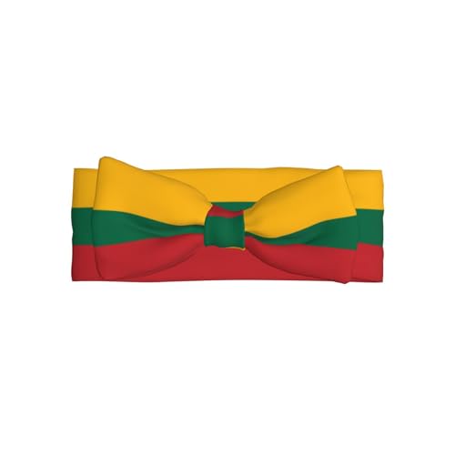 Die Flagge von Litauen ist komplett bedruckt mit Babyschleife passt zu jedem Outfit für Babys, Kleinkinder und Kinder Die Flagge von Litauen ist komplett bedruckt mit Babyschleife passt zu jedem Outfit für Babys, Kleinkinder und Kinder von Qwvbn