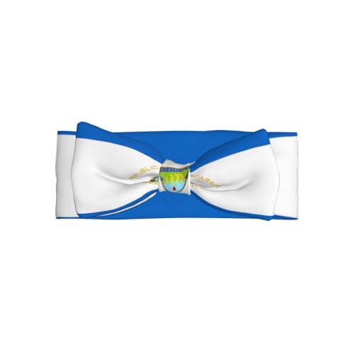 Die Flagge von Nicaragua ist komplett bedruckt mit Babyschleife passt zu jedem Outfit für Babys, Kleinkinder und Kinder Die Flagge von Nicaragua ist komplett bedruckt mit Babyschleife passt zu jedem Outfit für Babys, Kleinkinder und Kinder von Qwvbn