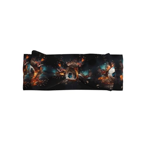 Firecracker Soccer Allover-bedrucktes Babyschleifen-Stirnband passt zu jedem Outfit für Babys, Kleinkinder und Kinder von Qwvbn