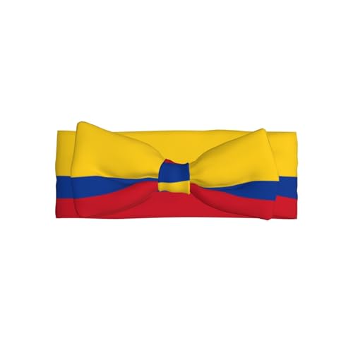 Flagge von Kolumbien, Allover-bedrucktes Babyschleifen-Stirnband passt zu jedem Outfit für Babys, Kleinkinder und Kinder Flagge von Kolumbien, Allover-bedrucktes Babyschleifen-Stirnband passt zu jedem Outfit für Babys, Kleinkinder und Kinder von Qwvbn