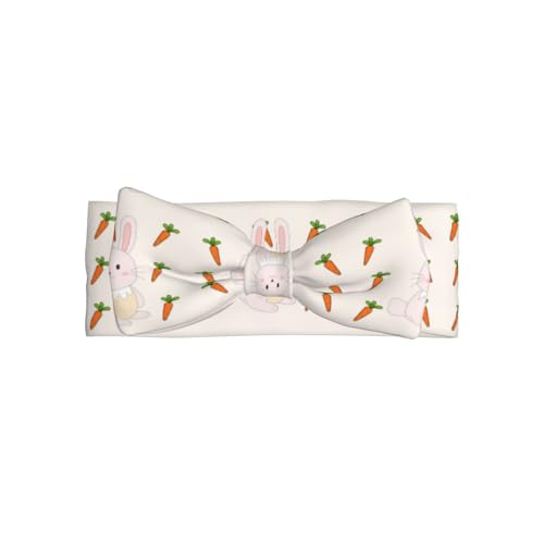Lächelndes Kaninchen, Allover-bedrucktes Baby-Schleifen-Stirnband passt zu jedem Outfit für Babys, Kleinkinder und Kinder Lächelndes Kaninchen, Allover-bedrucktes Baby-Schleifen-Stirnband passt zu jedem Outfit für Babys, Kleinkinder und Kinder von Qwvbn