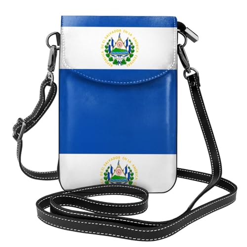 Qwvbn El Salvador Leder Crossbody Flap Phone Tasche, weich und wasserdicht, kann als Brieftasche verwendet werden, mit einem abnehmbaren Schultergurt. Qwvbn El Salvador Leder Crossbody Flap Phone Tasche, weich und wasserdicht, kann als Brieftasche verwendet werden, mit einem abnehmbaren Schultergurt. von Qwvbn