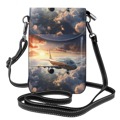 Qwvbn Flugzeuge sind hochfliegende Leder-Umhängetasche, weich und wasserdicht, kann als Geldbörse verwendet werden, mit einem abnehmbaren Schultergurt. Qwvbn Flugzeuge sind hochfliegende Leder-Umhängetasche, weich und wasserdicht, kann als Geldbörse verwendet werden, mit einem abnehmbaren Schultergurt. von Qwvbn