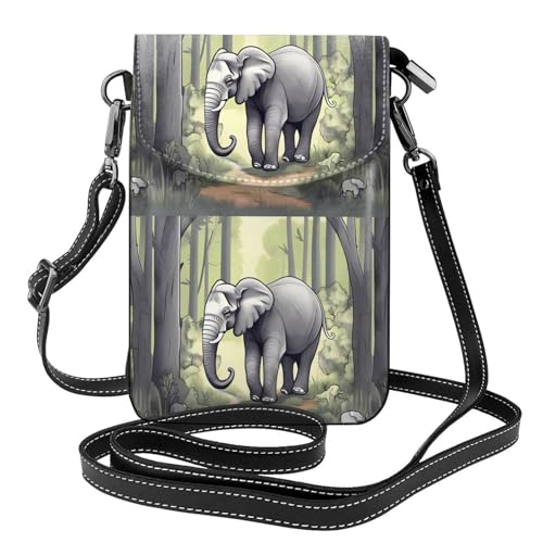 Qwvbn Umhängetasche aus Leder mit Klappe, weich und wasserdicht, kann als Geldbörse verwendet werden, mit abnehmbarem Schultergurt. von Qwvbn