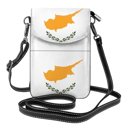 Qwvbn Umhängetasche mit Klappe aus Zypern-Leder, weich und wasserdicht, kann als Geldbörse verwendet werden, mit abnehmbarem Schultergurt. von Qwvbn