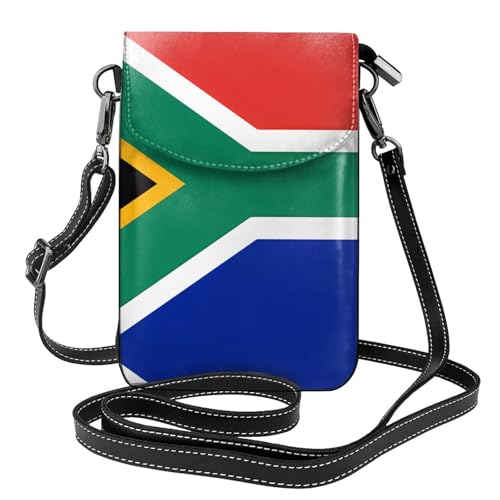 Qwvbn Umhängetasche mit Südafrika-Flagge, Leder, weich und wasserdicht, kann als Geldbörse verwendet werden, mit abnehmbarem Schultergurt. Qwvbn Umhängetasche mit Südafrika-Flagge, Leder, weich und wasserdicht, kann als Geldbörse verwendet werden, mit abnehmbarem Schultergurt. von Qwvbn