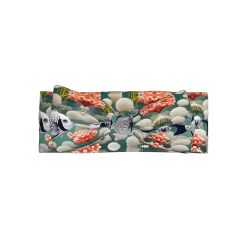 Weißer tropischer Fisch-Allover-bedruckter Baby-Schleifen-Stirnband passt zu jedem Outfit für Babys, Kleinkinder und Kinder Weißer tropischer Fisch-Allover-bedruckter Baby-Schleifen-Stirnband passt zu jedem Outfit für Babys, Kleinkinder und Kinder von Qwvbn