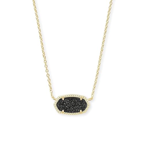 Halskette mit Kristallanhänger, verstellbare Halskette Compatible with Damen, exquisiter Schmuck ist ein schönes Schmuckgeschenk, geeignet Compatible with Frauen(Black crystal) von Qxmiguel