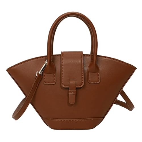 Qxmiguel Frauen PU Leder -Tasche kleine Vintage -Fan -Form Crossbody Schulter Handtasche Griff Eleganter Pendler Geldbeutel Arbeit Qxmiguel Frauen PU Leder -Tasche kleine Vintage -Fan -Form Crossbody Schulter Handtasche Griff Eleganter Pendler Geldbeutel Arbeit von Qxmiguel