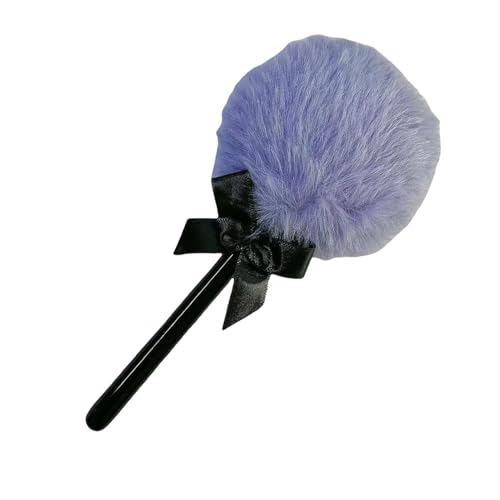 Qyljeiwred Staubquaste | Lollipop Reisepuderquaste | Marshmallow-Griff Make-up Werkzeug Staubapplikator für Mädchen empfindliche Haut Gesicht Arbeit Professionell Zuhause Reisen Alltag Date Zuhause von Qyljeiwred
