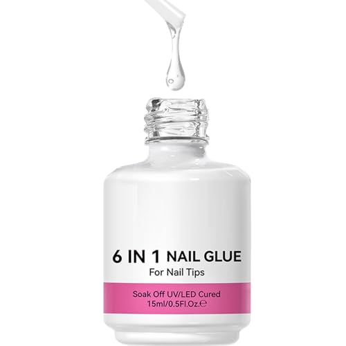 Base Coat Primer, Nail Strengthener, 15 ml and Extension Adhesive for Home Salon Use, Long-Lasting Manicure Girls, Women Manicure Provides Base Supports Seamless Tip Extensions von Qzdtue
