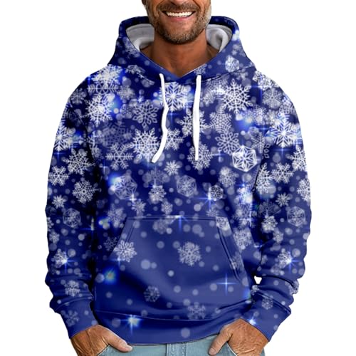 Pullover Weihnachten Herren Weihnachten Faultier Weihnachtsfeier Merry Christmas Weihnachtspullover Outfit Weihnacht Pullover Hoodie Hoodie Pullover Lustige 3D Weihnachten Pullover von Qzeanxy
