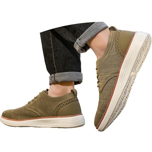 Qzeanxy Schuhe Herren Sneaker - Casual Bequem Pflegeleicht Robuste Halbschuhe Vielseitigkeit Urlaub Beilaufig Trachtenschuhe Funky Freizeitschuhe Sportlich Regular Fit Vintage von Qzeanxy