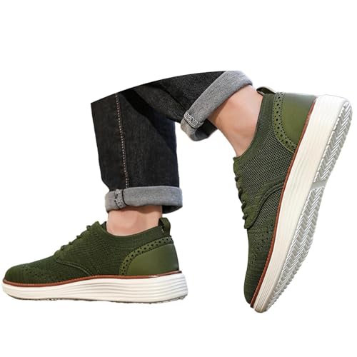 Qzeanxy Schuhe Herren Sneaker - Casual Bequem Pflegeleicht Robuste Halbschuhe Vielseitigkeit Urlaub Beilaufig Trachtenschuhe Funky Freizeitschuhe Sportlich Regular Fit Vintage von Qzeanxy
