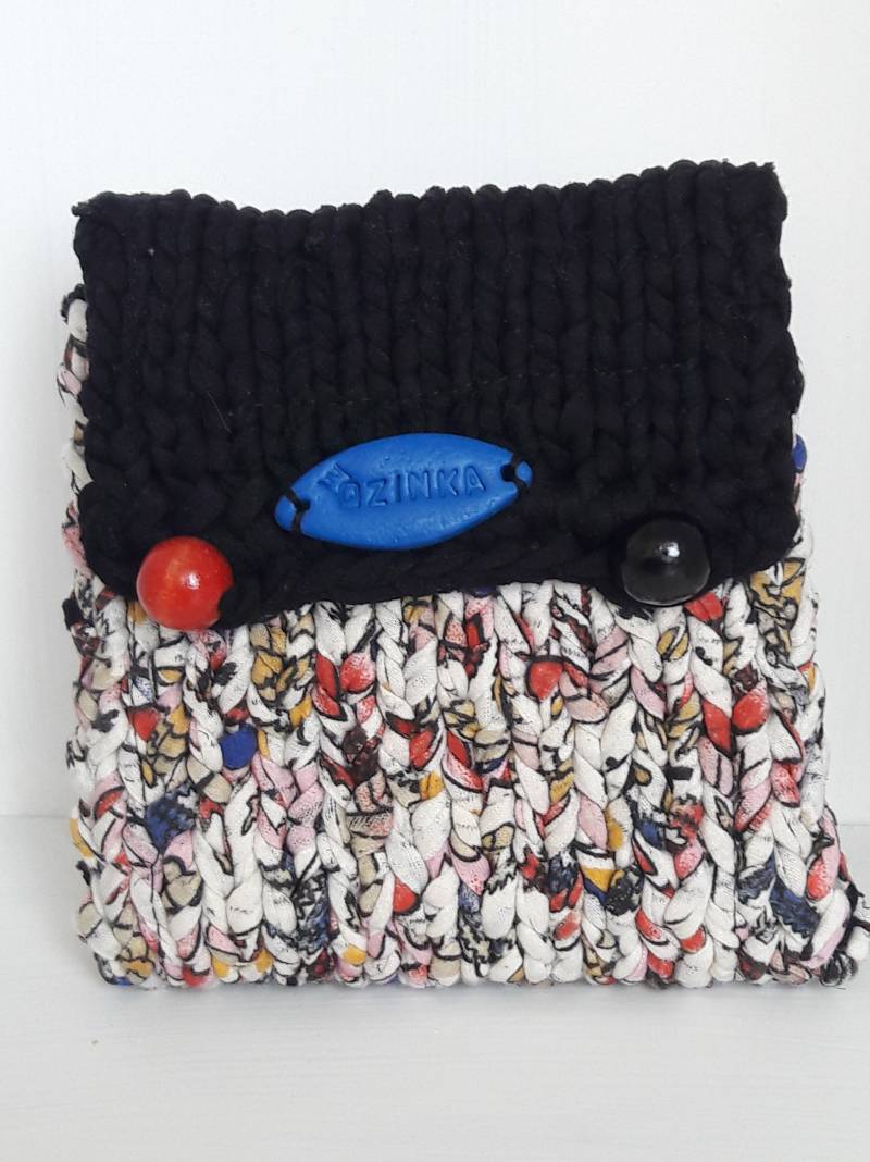 Gestrickte Gürtel Tasche/Hip Beutel Festival von QzinkaCraft